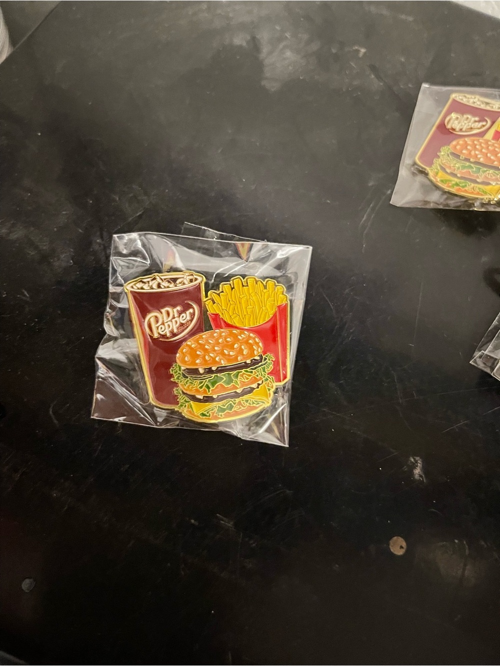 Fast Food Enamel Pin Dr Pepper McDonalds